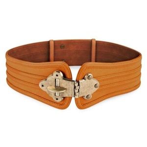 BCBMAXAZRIA Turn-Lock Waist Belt (REAL LEATHER)